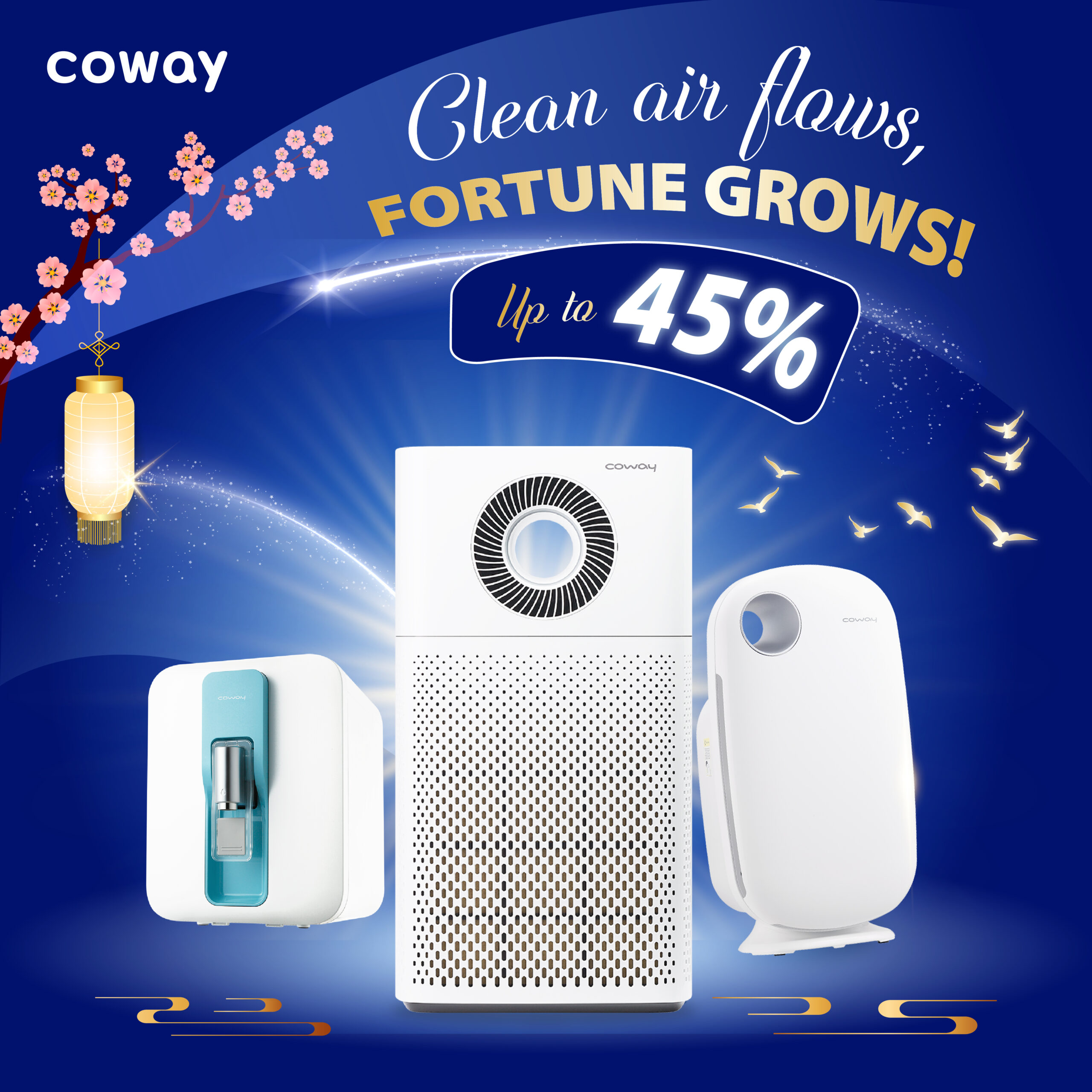 Coway_khí nước hanh thông tấn tài tấn lộc