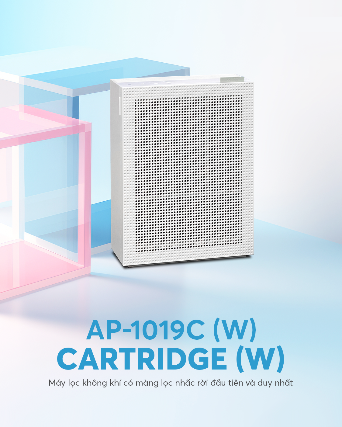 giới thiệu máy lọc không khí Coway Cartridge (W)