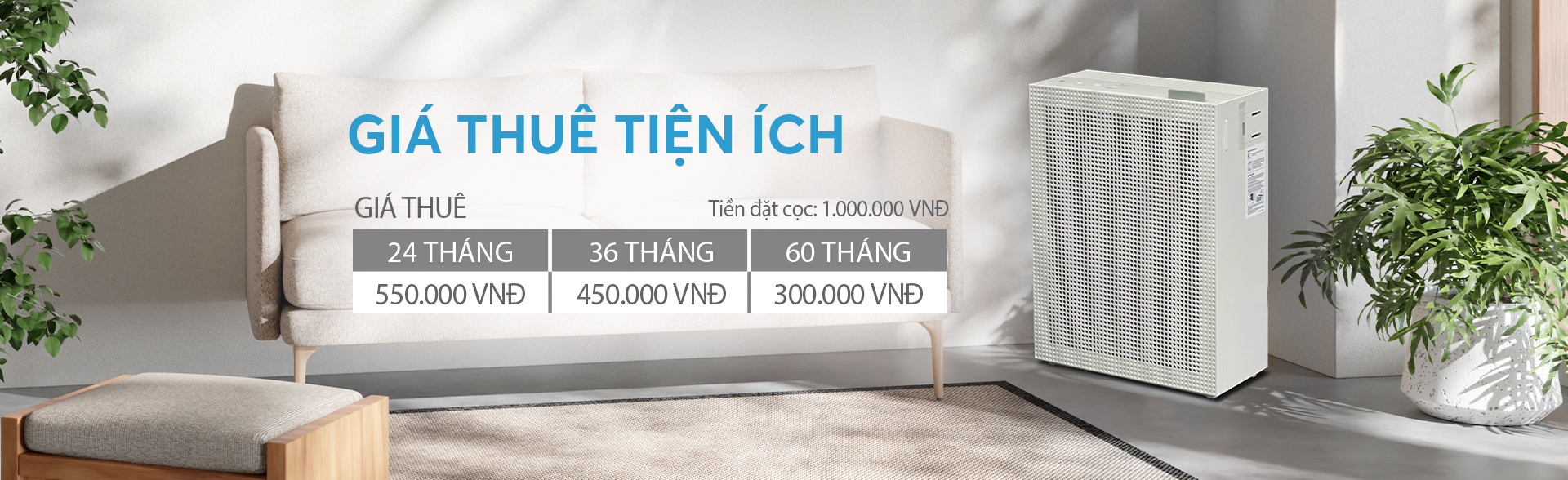 Dịch vụ thuê máy lọc không khí Coway Cartridge trắng 1