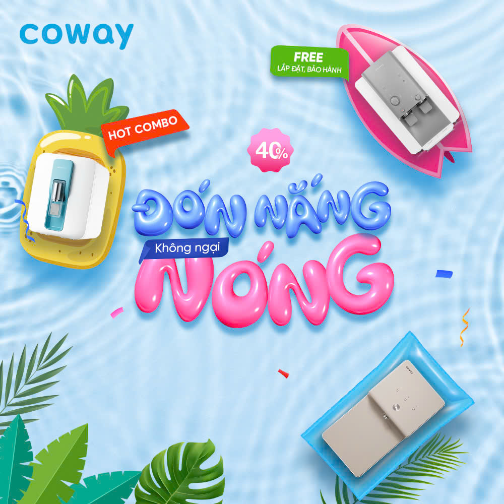coway - đón nắng không ngại nóng